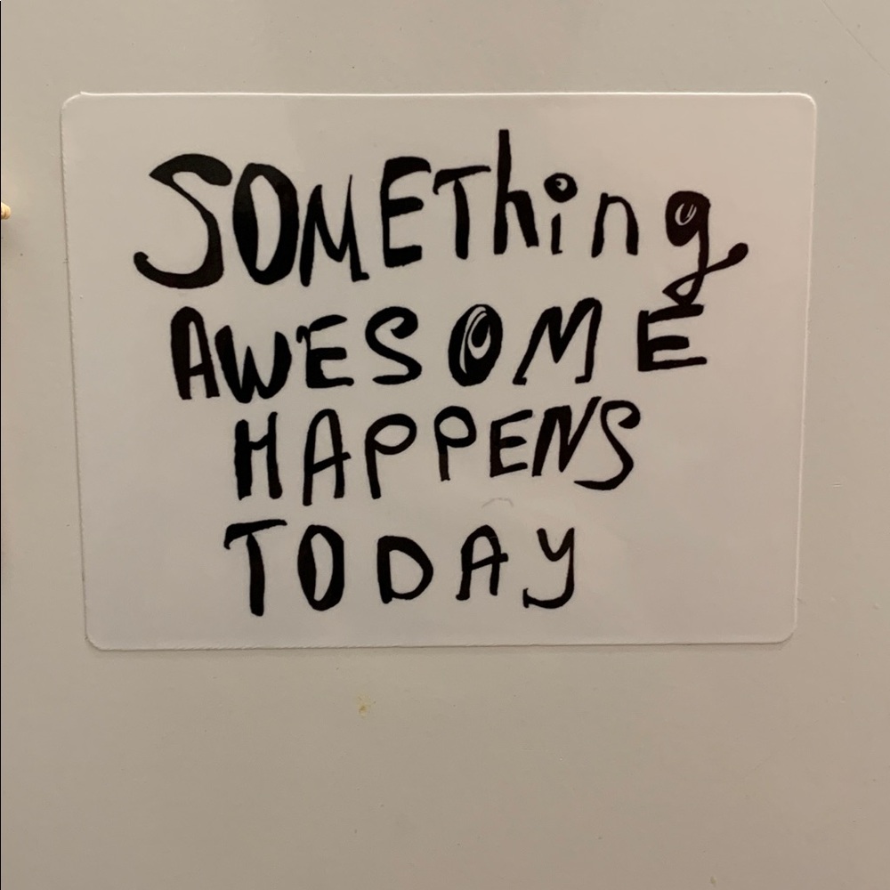 Inspirational sticker